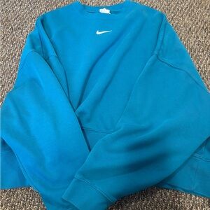 Nike Women's Blue Crewneck Sweater